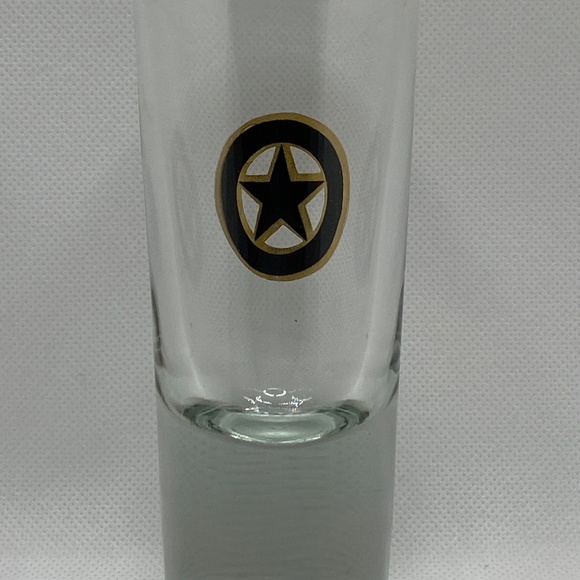 Harley-Davidson XL shot glass 5.5” X 2.5” Metal Star Logo.  Heavy! - Picture 2 of 4
